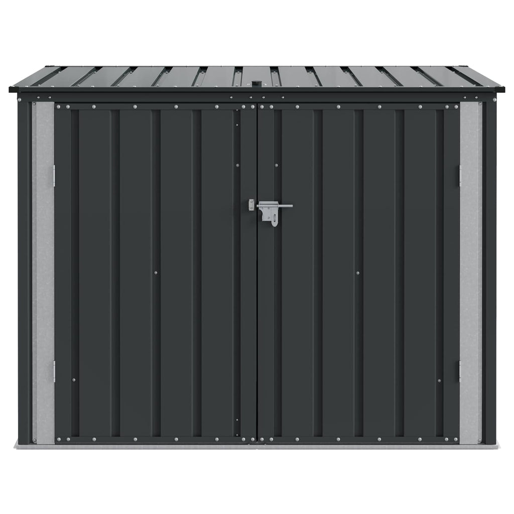 Gartenlagerbox Schwarz 151,5 x 82 x 110,5 cm Stahl
