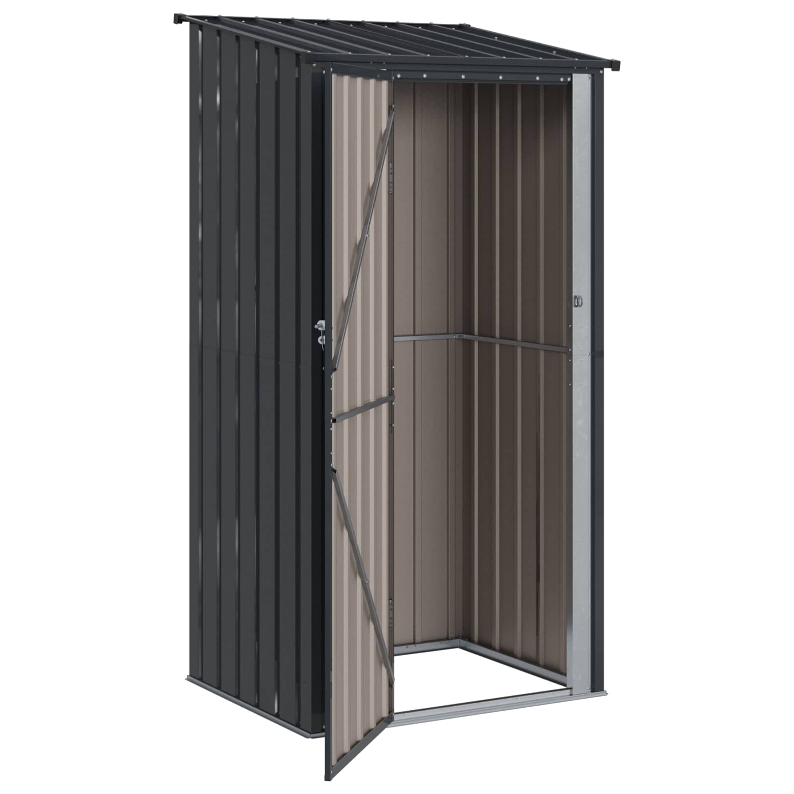 Gartenhütten Anthrazit 103 x 86 x 200 cm Metall