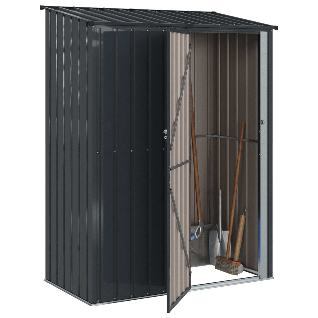 Gartenhütten Anthrazit 153,5 x 86 x 200 cm Metall