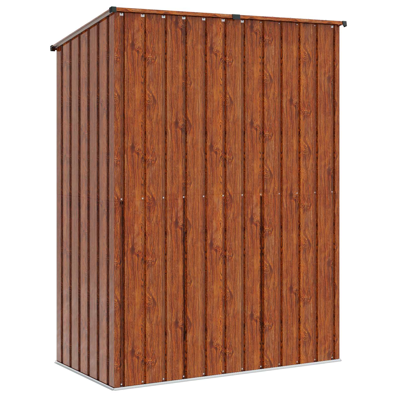 Gartenhütten Braun 153,5 x 86 x 200 cm Metall