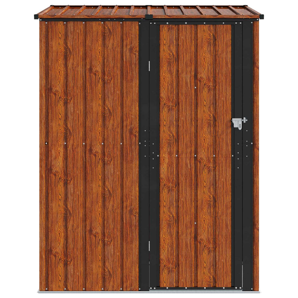 Gartenhütten Braun 153,5 x 86 x 200 cm Metall