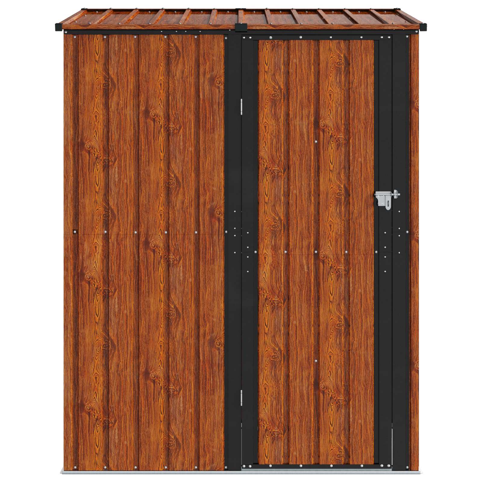 Gartenhütten Braun 153,5 x 86 x 200 cm Metall