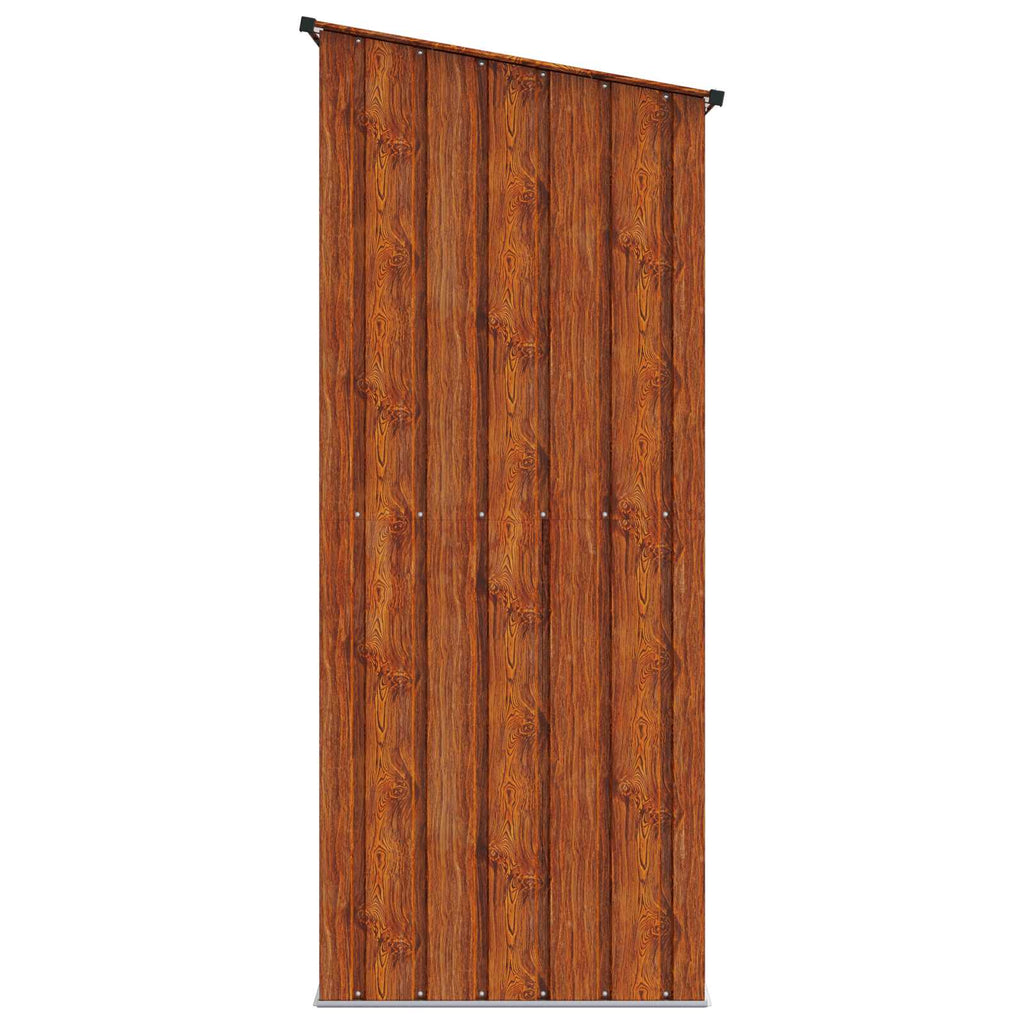 Gartenhütten Braun 203 x 85,5 x 200 cm Metall