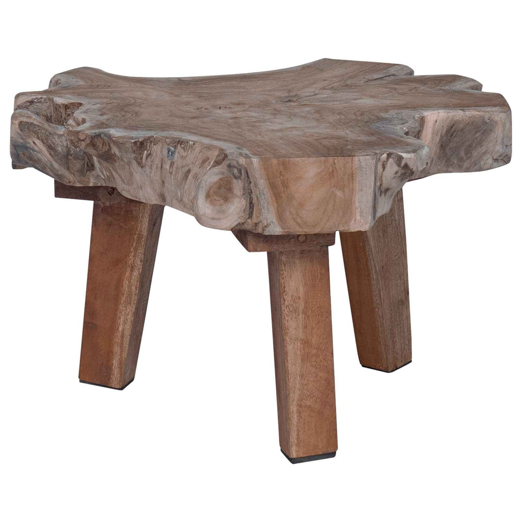 Nachttisch Braun 40 x 40 x 25 cm Massives upgecyceltes Holz