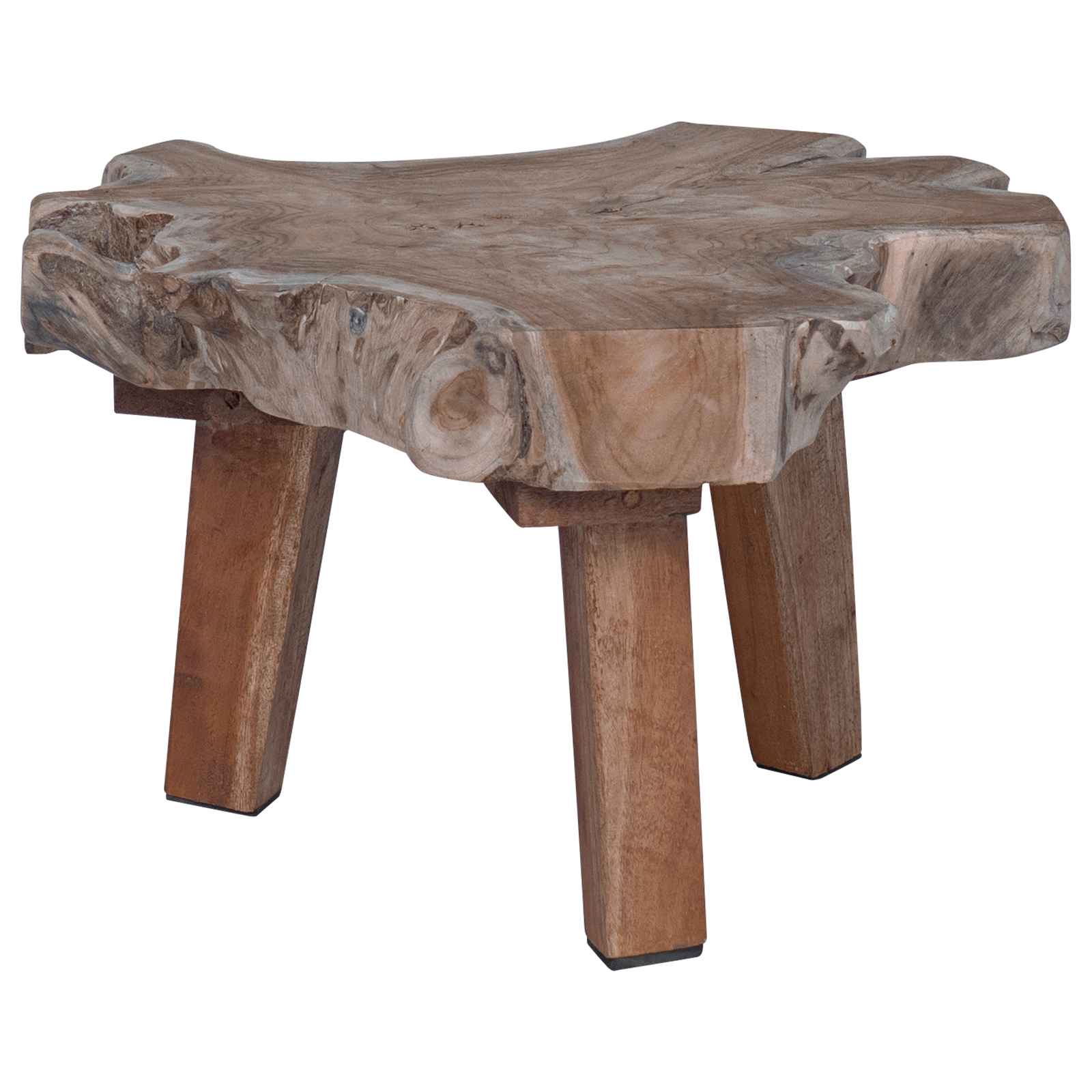 Nachttisch Braun 40 x 40 x 25 cm Massives upgecyceltes Holz