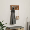 Mantelhaken Natur 50 x 10 x 25 cm Massives Mahagoni Holz