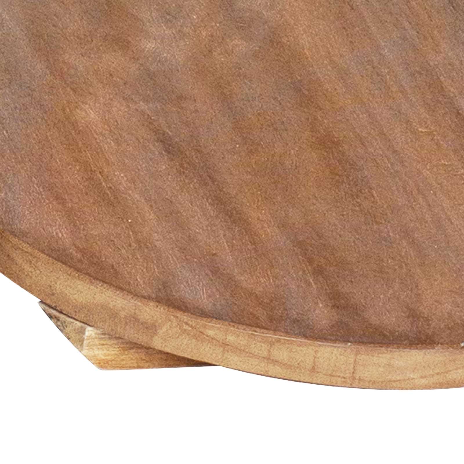 Pflanzenhocker 3 pcs Braun Mahagoni Holz