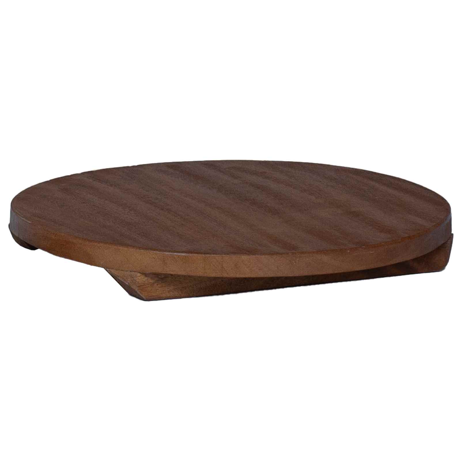 Pflanzenhocker 3 pcs Braun Mahagoni Holz