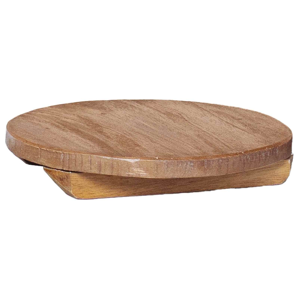 Pflanzenhocker 3 pcs Braun Mahagoni Holz