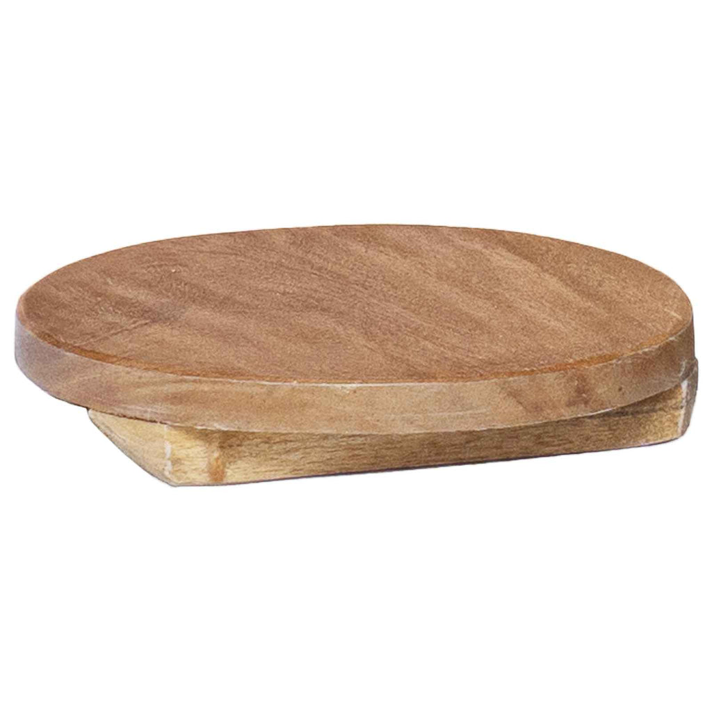 Pflanzenhocker 3 pcs Braun Mahagoni Holz