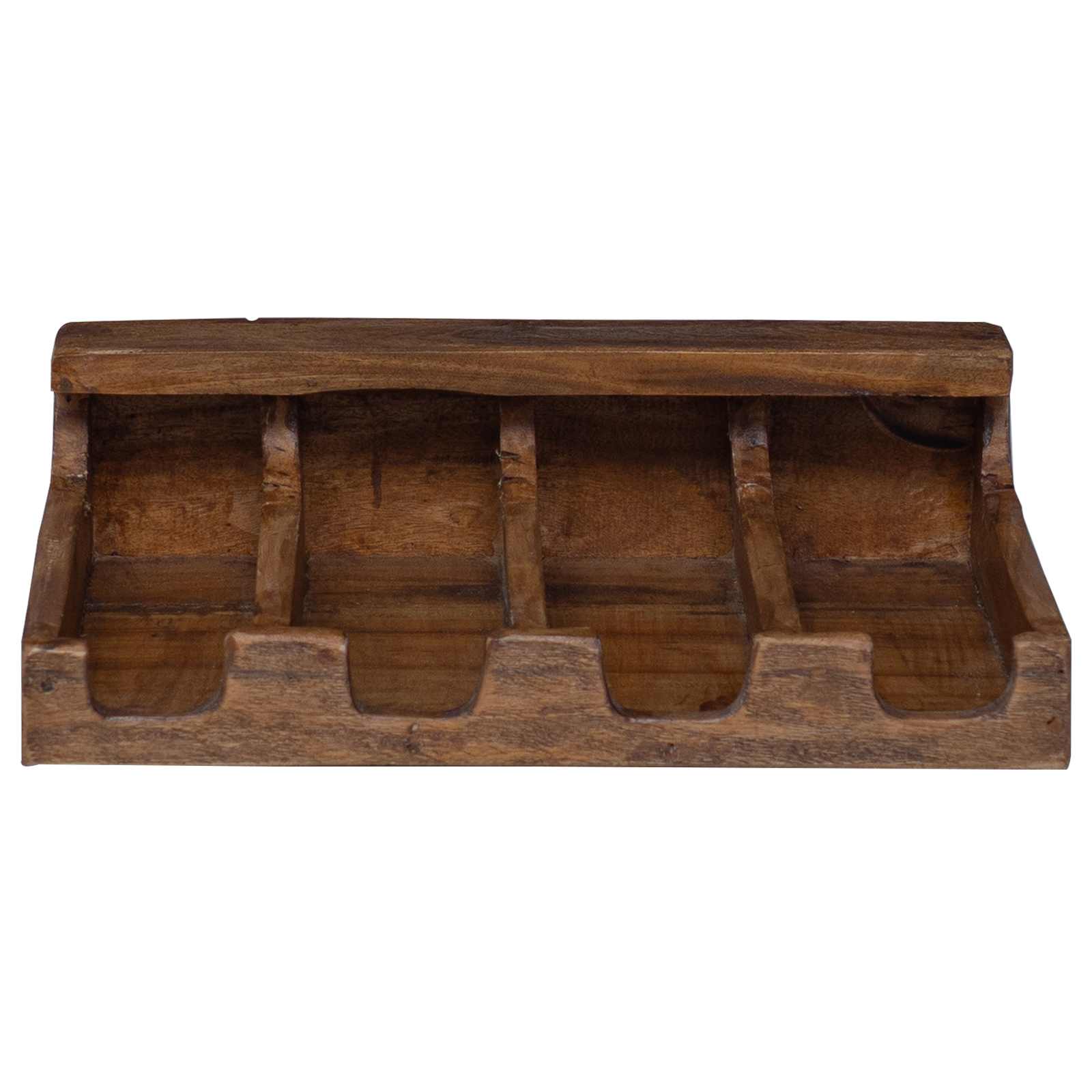 Gehäuse Braun 36 x 30 x 10 cm Massives Mahagoni Holz