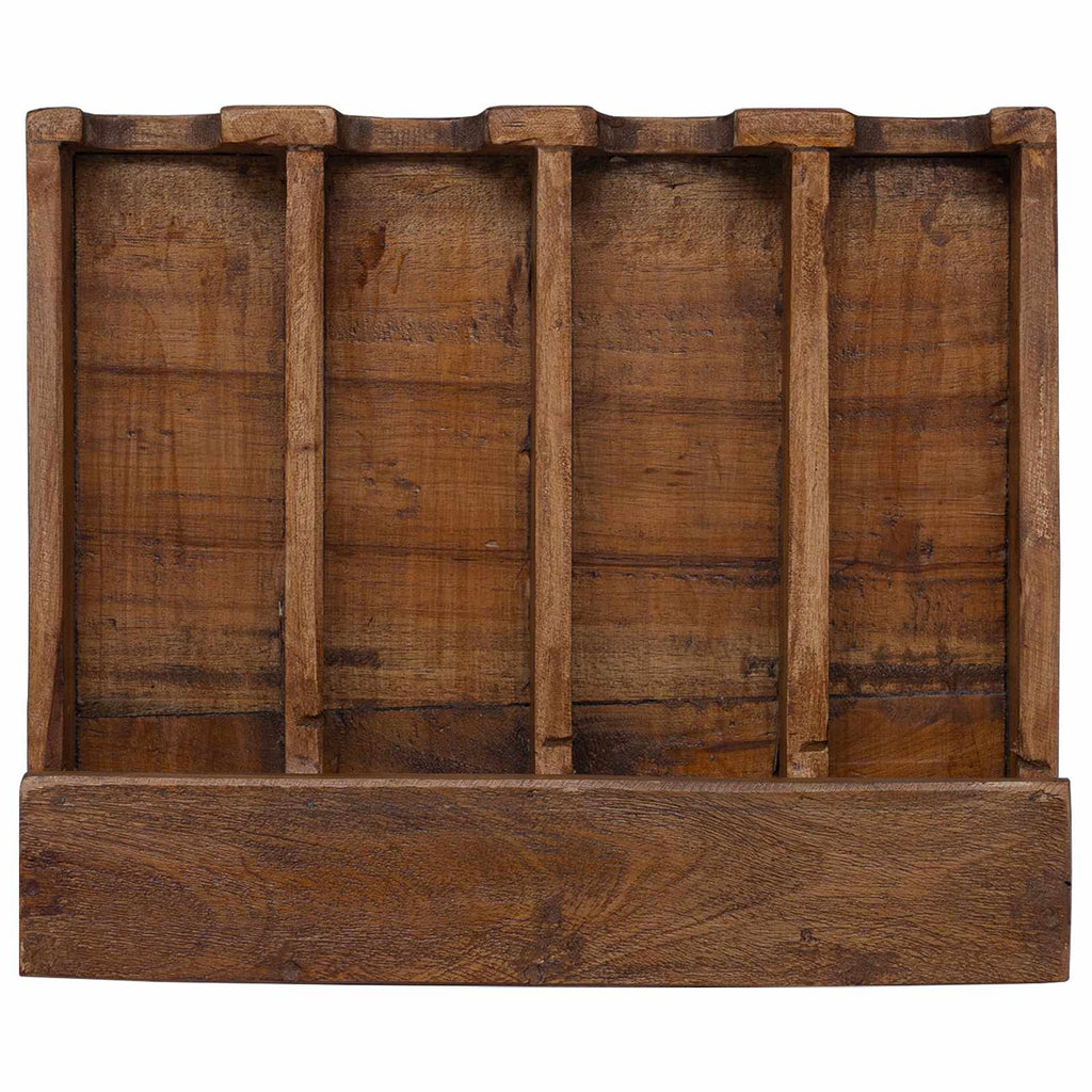 Gehäuse Braun 36 x 30 x 10 cm Massives Mahagoni Holz
