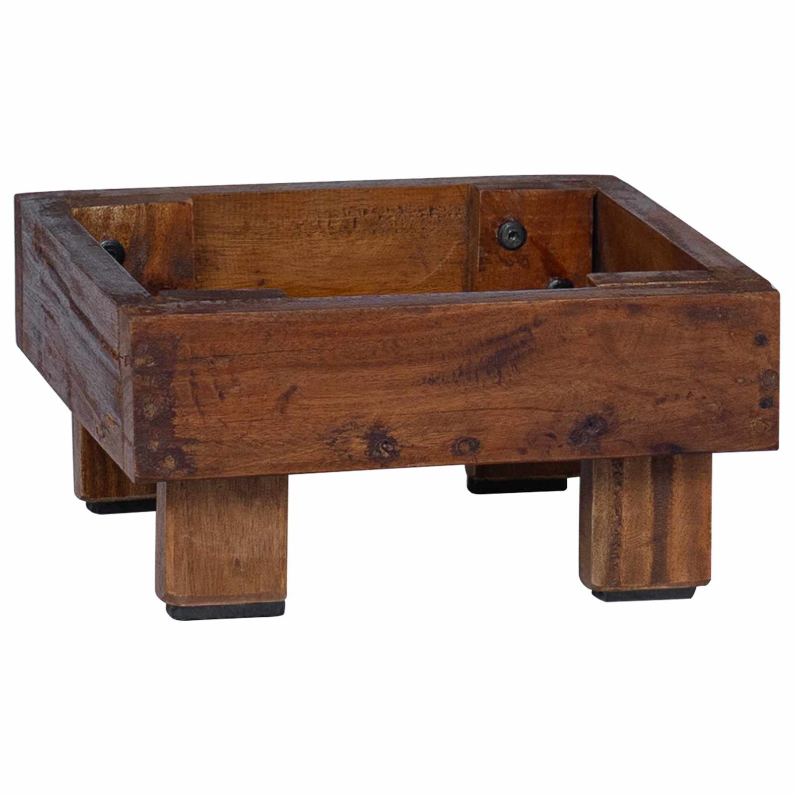 Pflanzenständer 3 pcs Braun Mahagoni Holz
