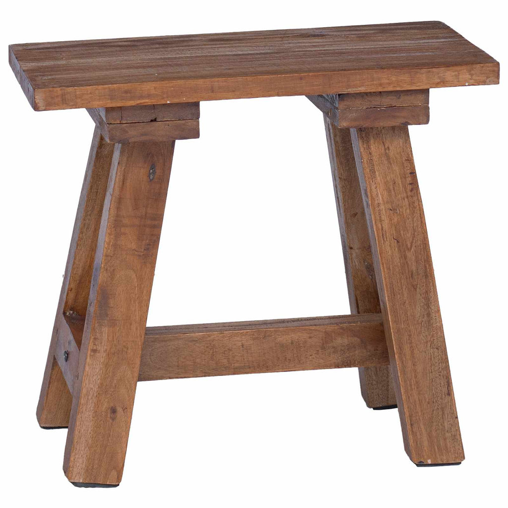 Bank Natur 50,5 x 25 x 47,5 cm Massivholz Mahagoni