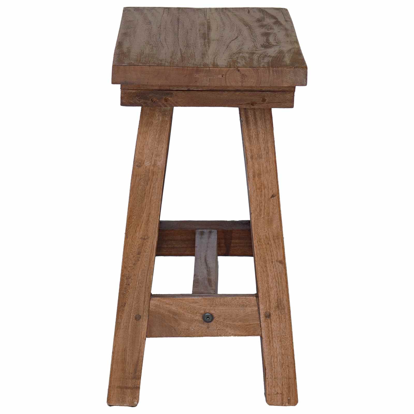 Bank Natur 50,5 x 25 x 47,5 cm Massivholz Mahagoni