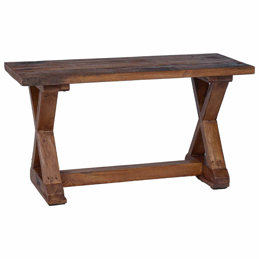 Bank Natur 85 x 35 x 46 cm Massivholz Altholz