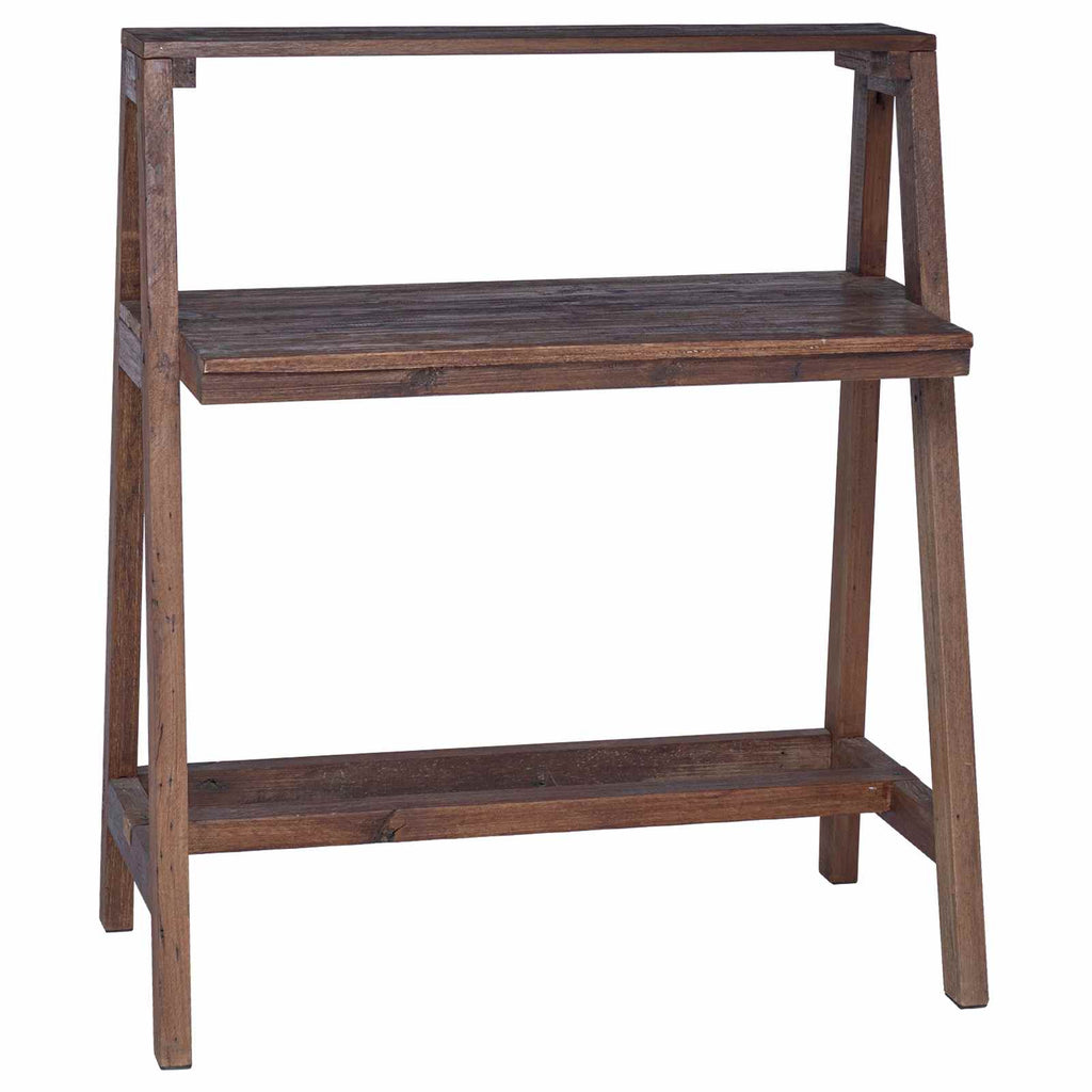 Schreibtisch Braun 90 x 50 x 103 cm Massives upgecyceltes Holz