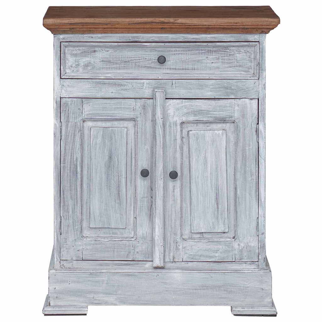 Aufbewahrungsschrank 63 x 30 x 79 cm Massives Mahagoni Holz
