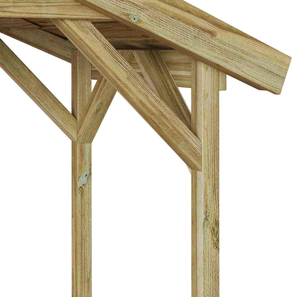 Grillhütte 133,5 x 63 x 200 cm Imprägniertes Kiefernholz