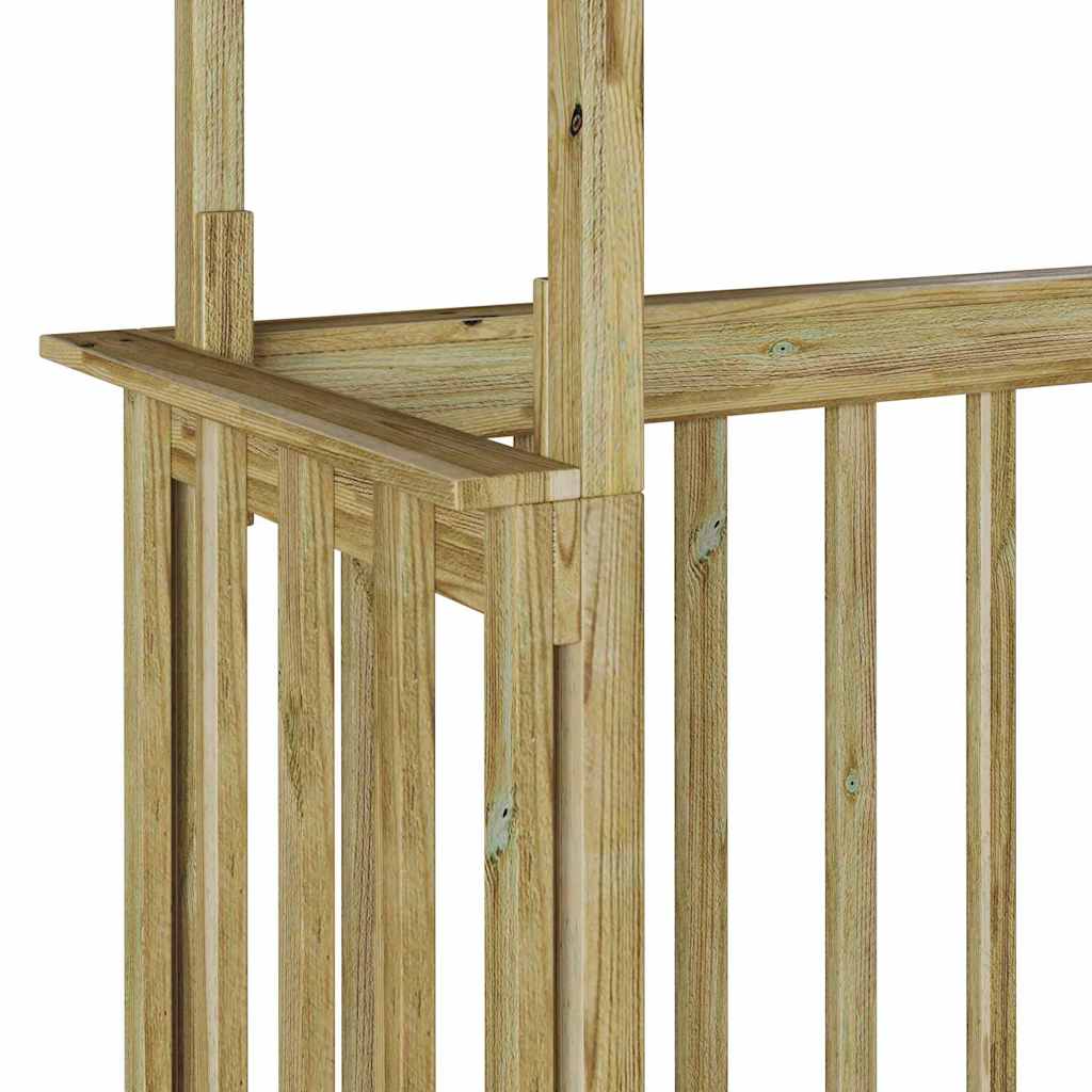 Grillhütte 133,5 x 63 x 200 cm Imprägniertes Kiefernholz