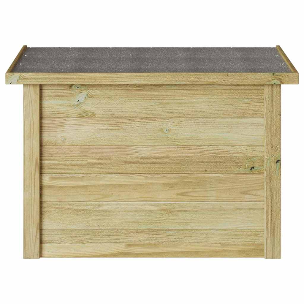 Aufbewahrungsbox mit Speicher Natur 80 x 44,5 x 57,5 cm