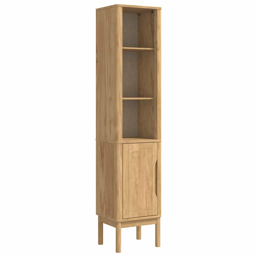 Badezimmermöbel-Set FLORO 2 pcs Wachsbraun Massivholz Kiefer