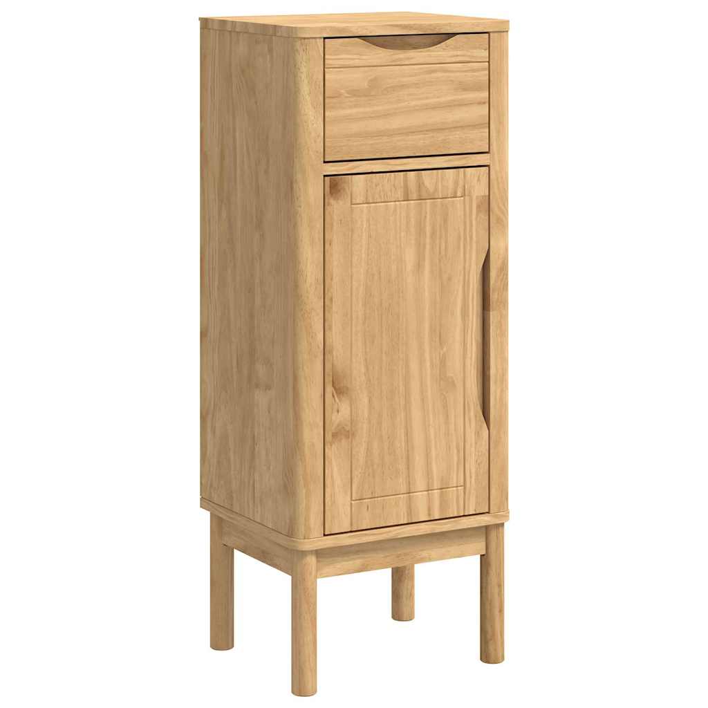 Badezimmermöbel-Set FLORO 4 pcs Wachsbraun Massivholz Kiefer
