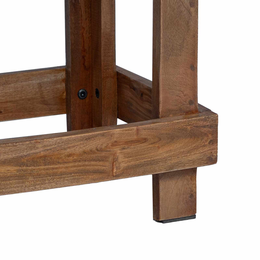 Pflanzenständer 2 pcs Braun 70 x 11 x 27 cm Mahagoni Holz