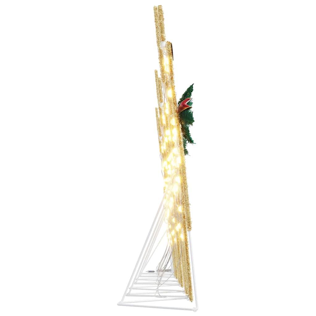 LED Rentiere 7 pcs Gold Stoff