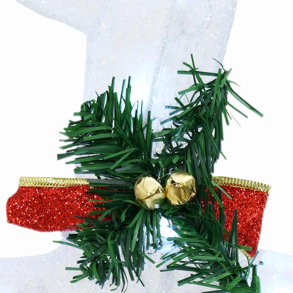 LED Rentiere 6 pcs Weiß Stoff
