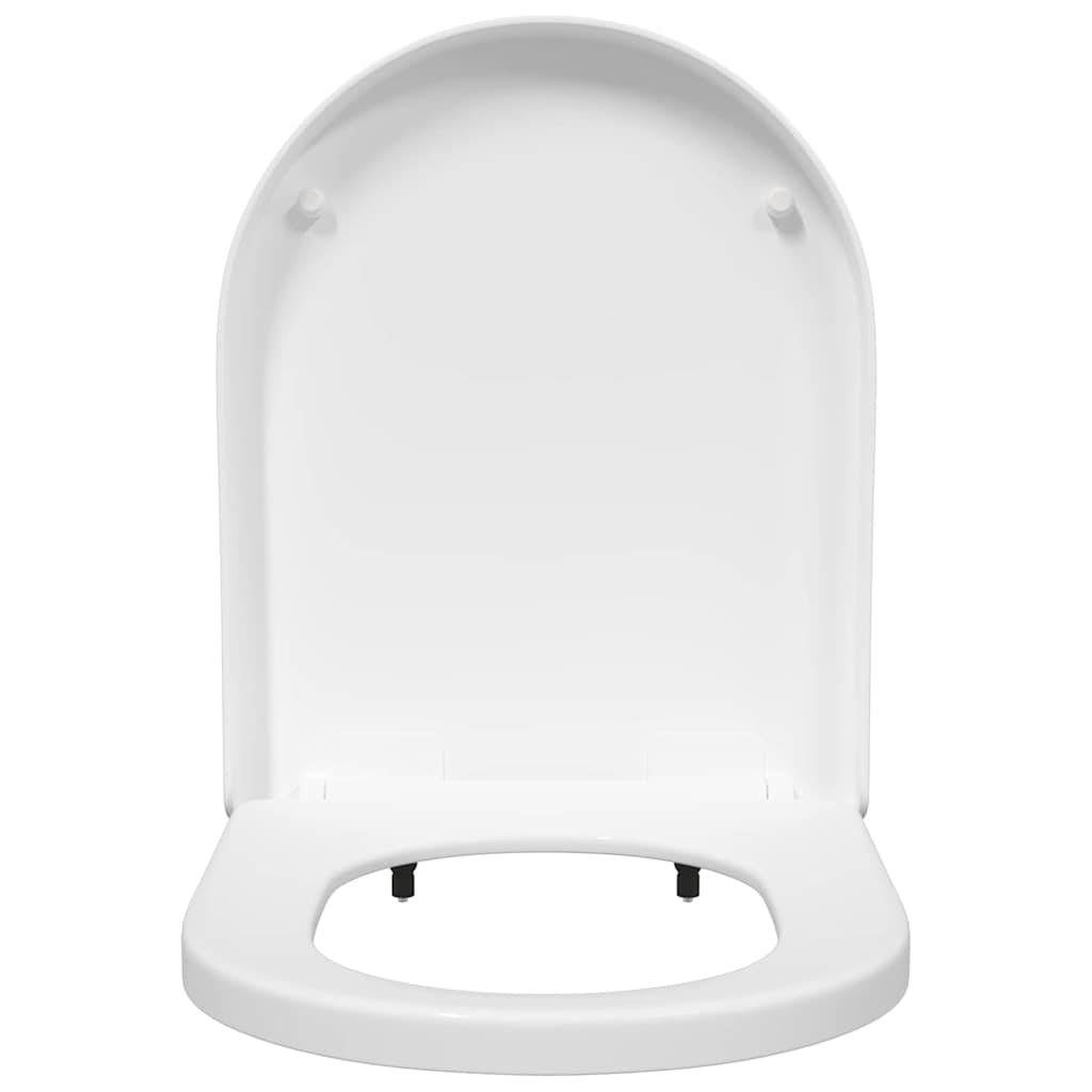 Toilettensitz Verstellbar Weiß 48 x 36,5 x 4,5 cm Polypropylen