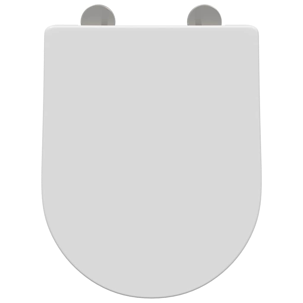 Toilettensitz Verstellbar Weiß 48 x 36,5 x 4,5 cm Polypropylen