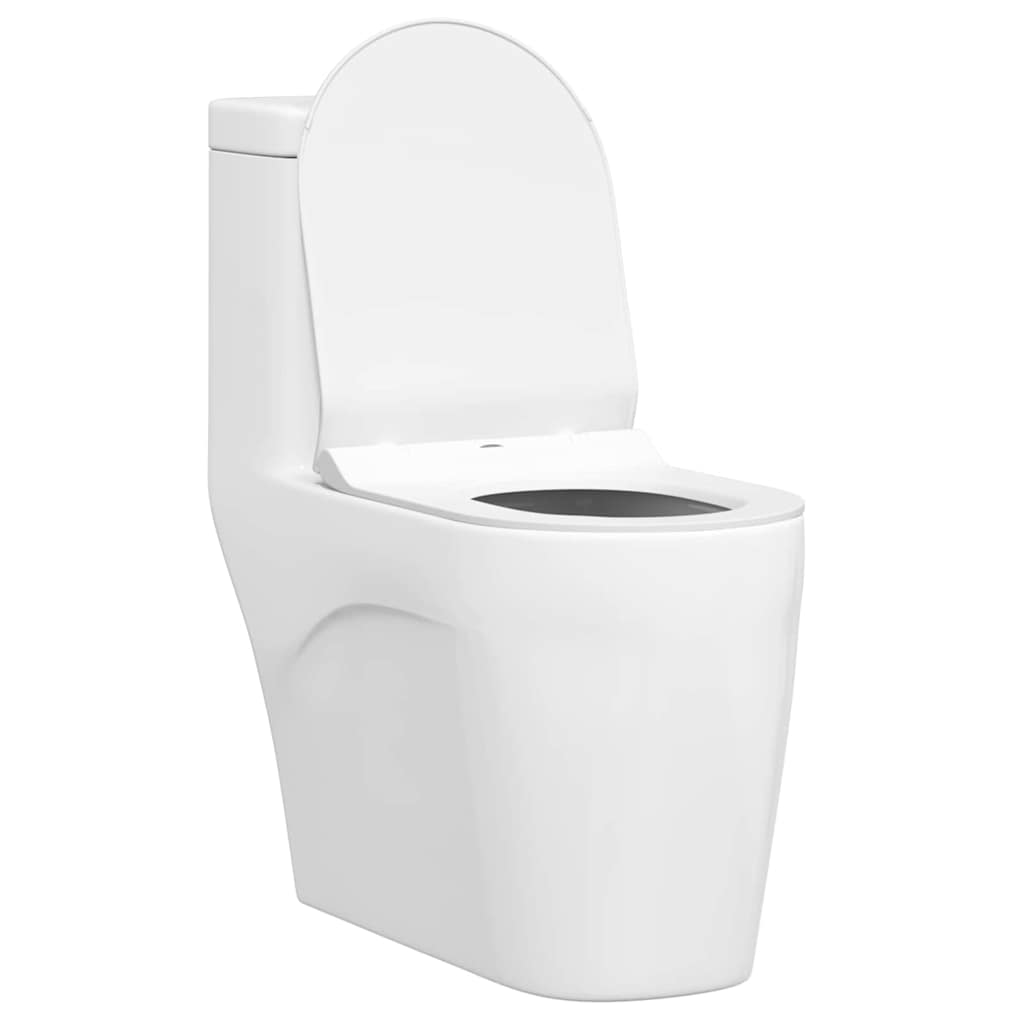 Toilettensitz Verstellbar Weiß 50 x 36,5 x 5 cm Polypropylen