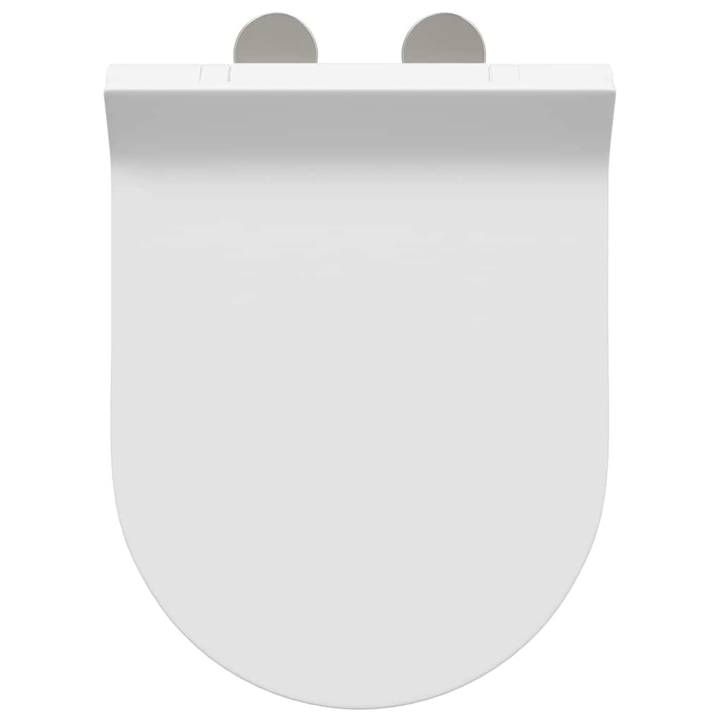 Toilettensitz Verstellbar Weiß 50 x 36,5 x 5 cm Polypropylen