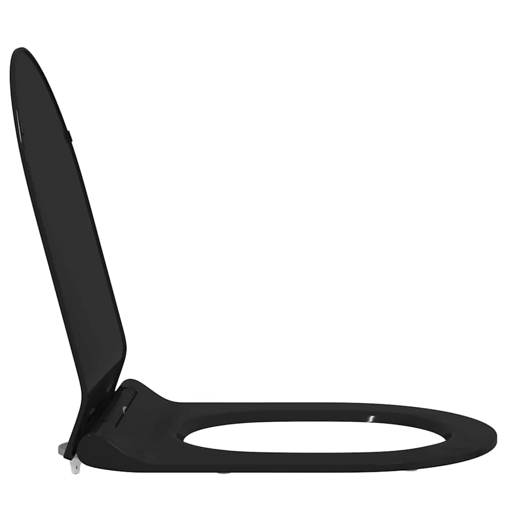 Toilettensitz Verstellbar Schwarz 50 x 36,5 x 5 cm Polypropylen