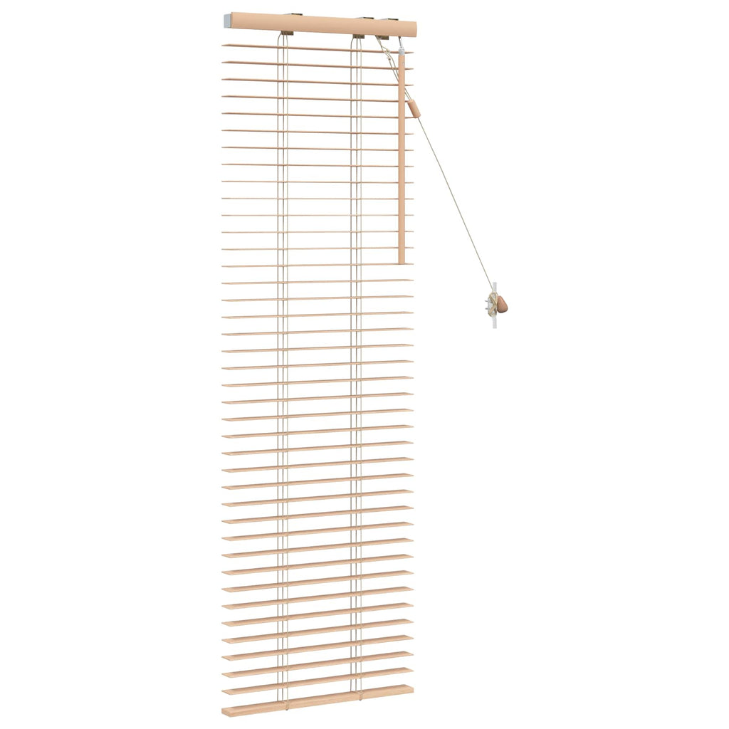 Jalousie Eichenoptik 45 x 130 cm 35 mm Massives Paulownia-Holz