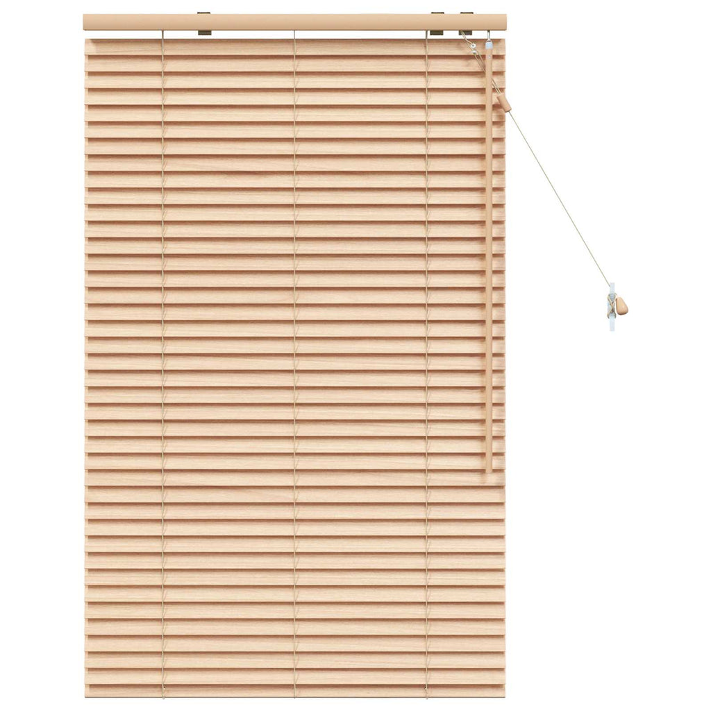 Jalousie Eichenoptik 90 x 130 cm 35 mm Massives Paulownia-Holz