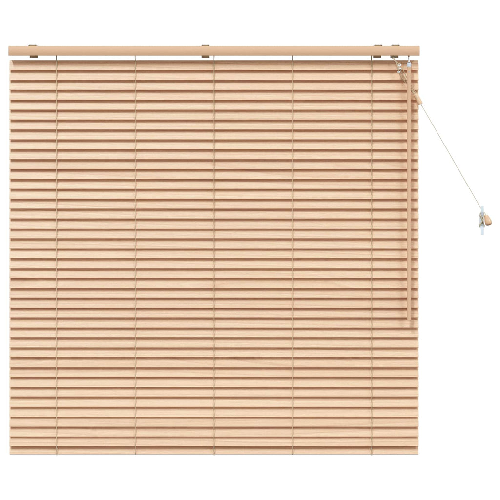 Jalousie Eichenoptik 125 x 130 cm 35 mm Massives Paulownia-Holz