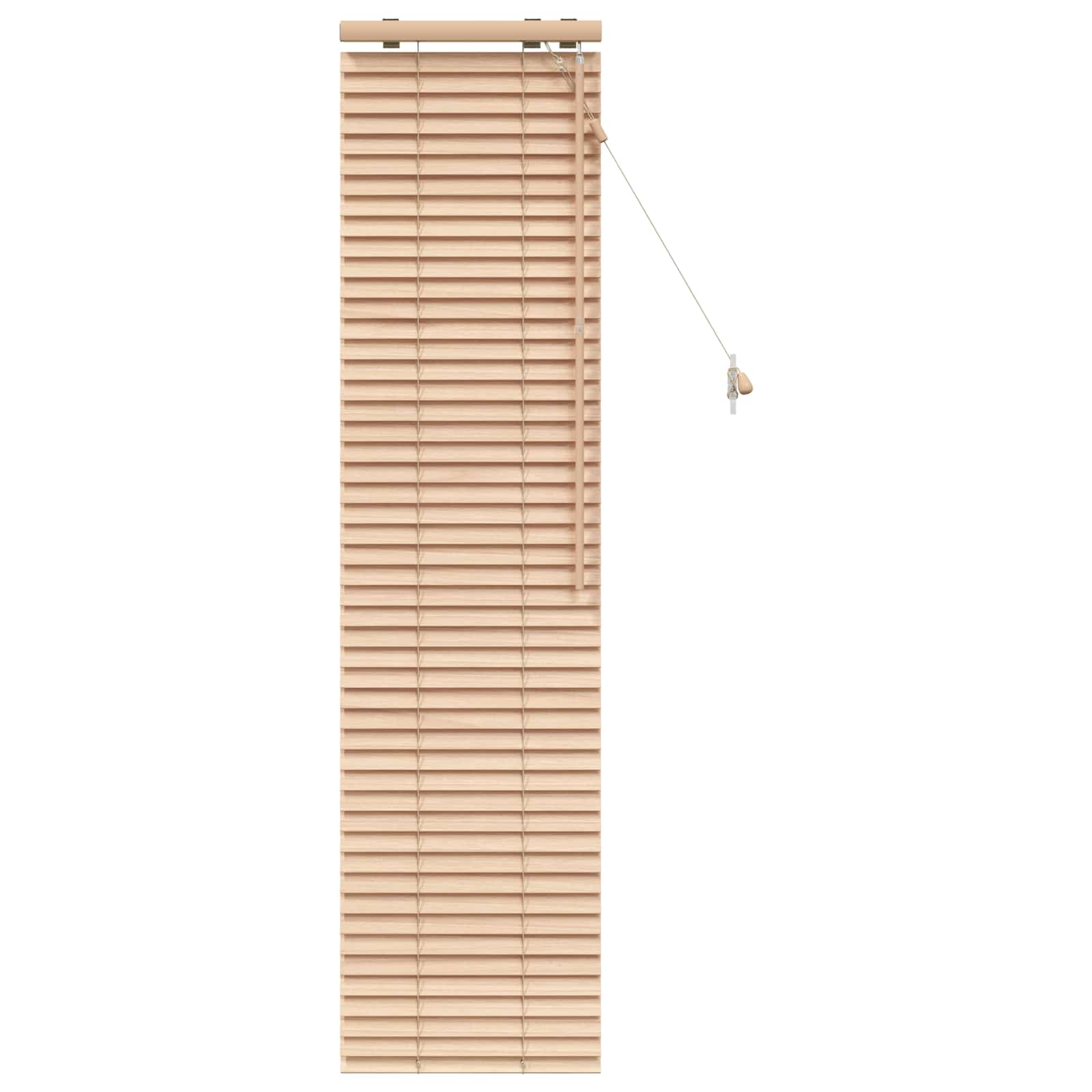 Jalousie Eichenoptik 40 x 160 cm 35 mm Massives Paulownia-Holz