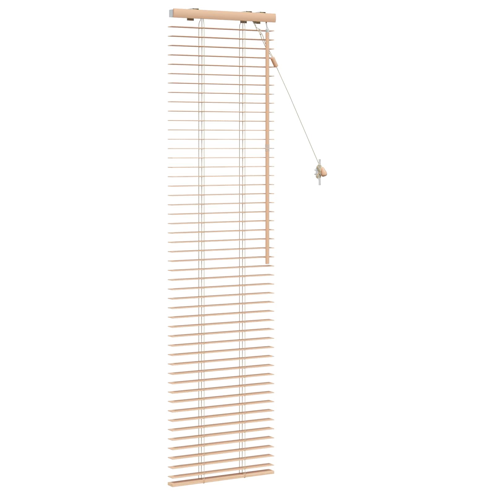 Jalousie Eichenoptik 50 x 160 cm 35 mm Massives Paulownia-Holz