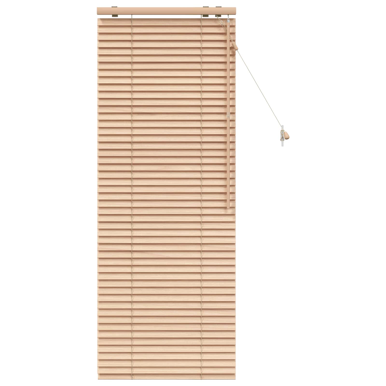 Jalousie Eichenoptik 60 x 160 cm 35 mm Massives Paulownia-Holz