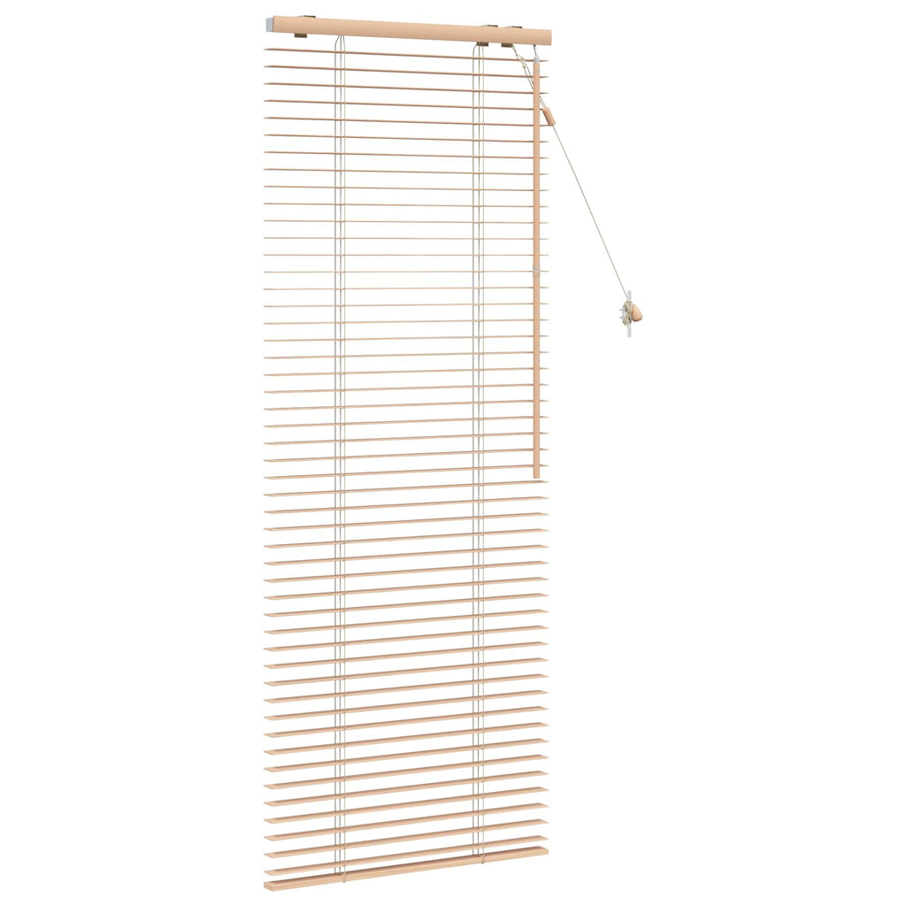 Jalousie Eichenoptik 65 x 160 cm 35 mm Massives Paulownia-Holz