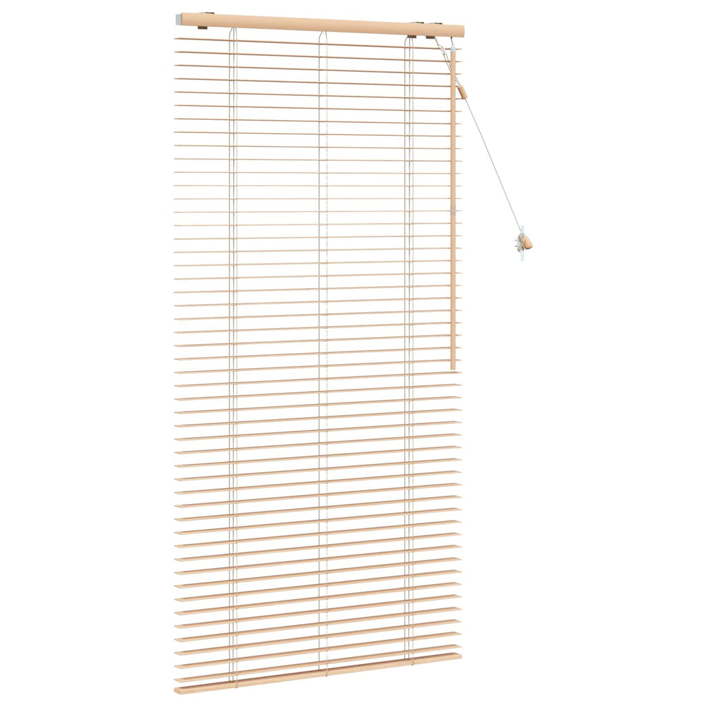 Jalousie Eichenoptik 75 x 160 cm 35 mm Massives Paulownia-Holz