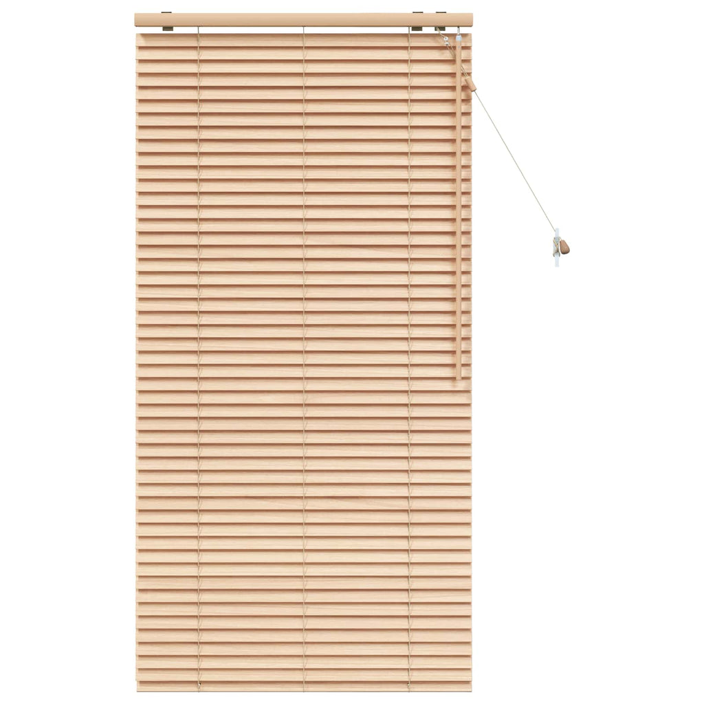 Jalousie Eichenoptik 80 x 160 cm 35 mm Massives Paulownia-Holz