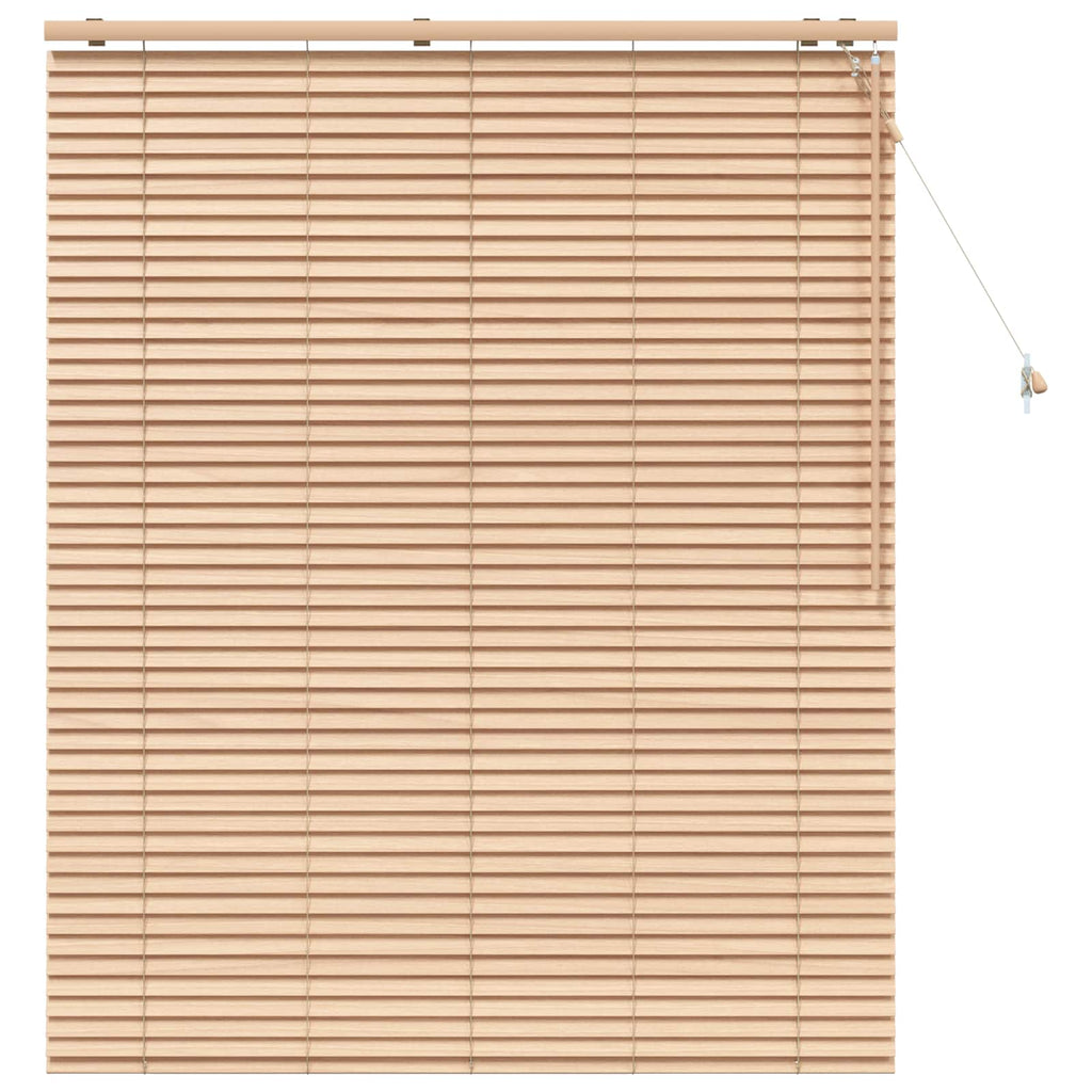 Jalousie Eichenoptik 140 x 160 cm 35 mm Massives Paulownia-Holz