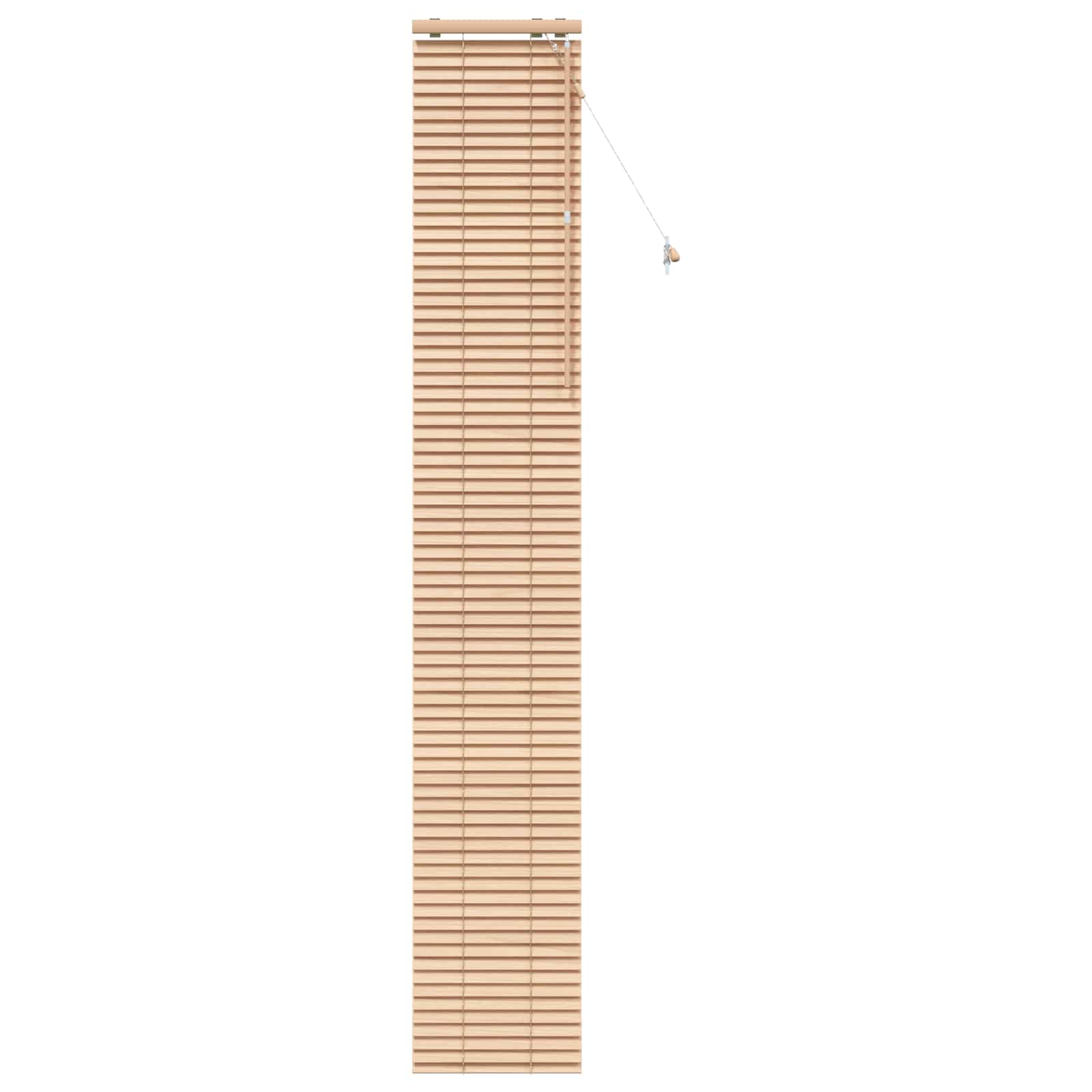 Jalousie Eichenoptik 45 x 250 cm 35 mm Massives Paulownia-Holz