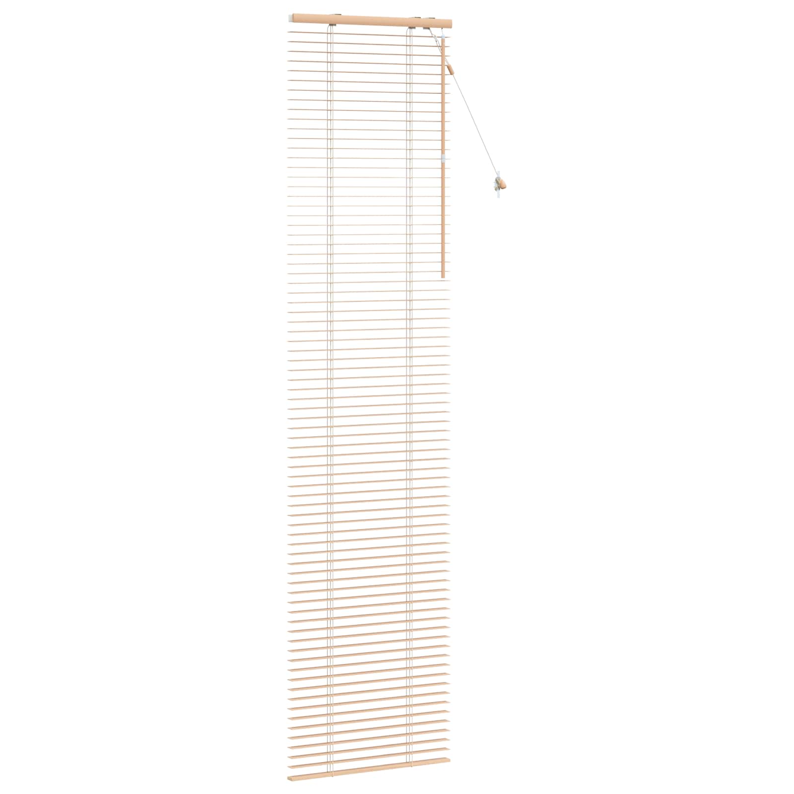 Jalousie Eichenoptik 60 x 250 cm 35 mm Massives Paulownia-Holz