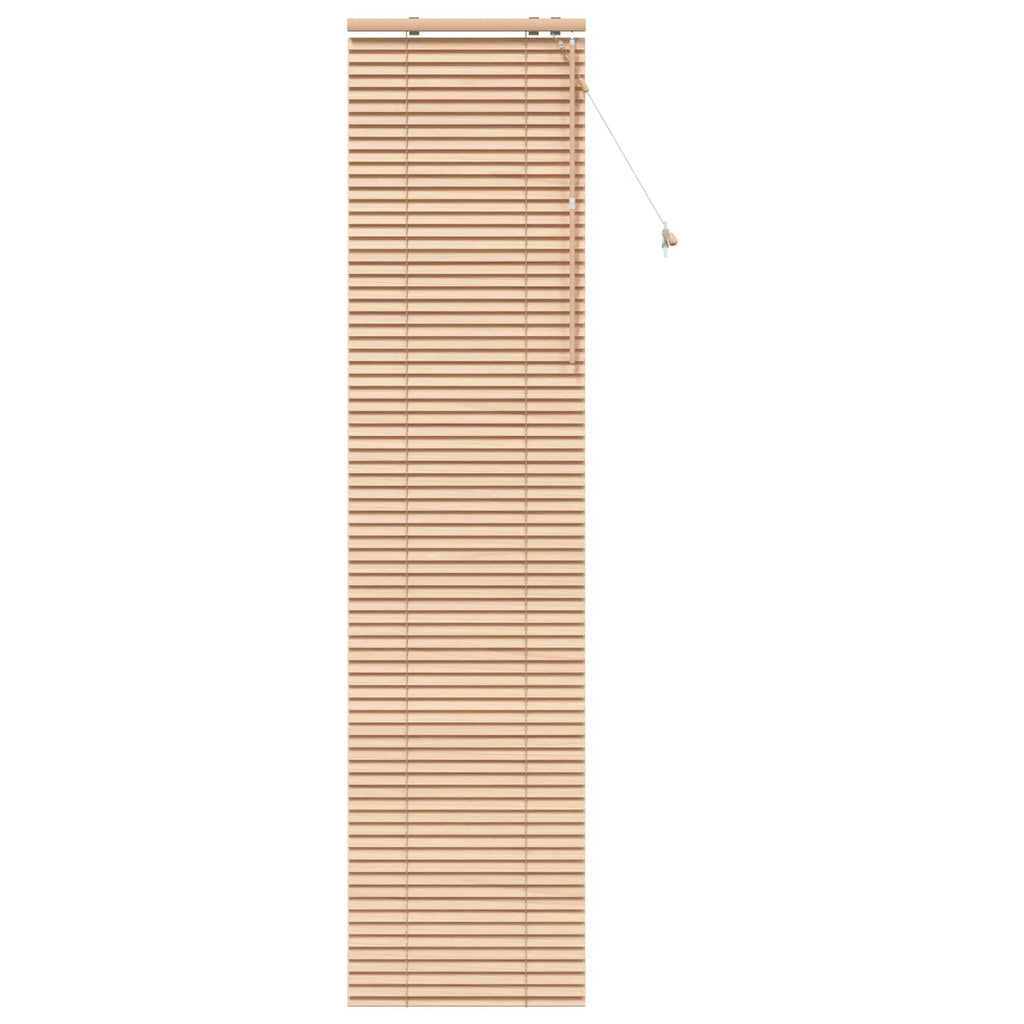 Jalousie Eichenoptik 65 x 250 cm 35 mm Massives Paulownia-Holz