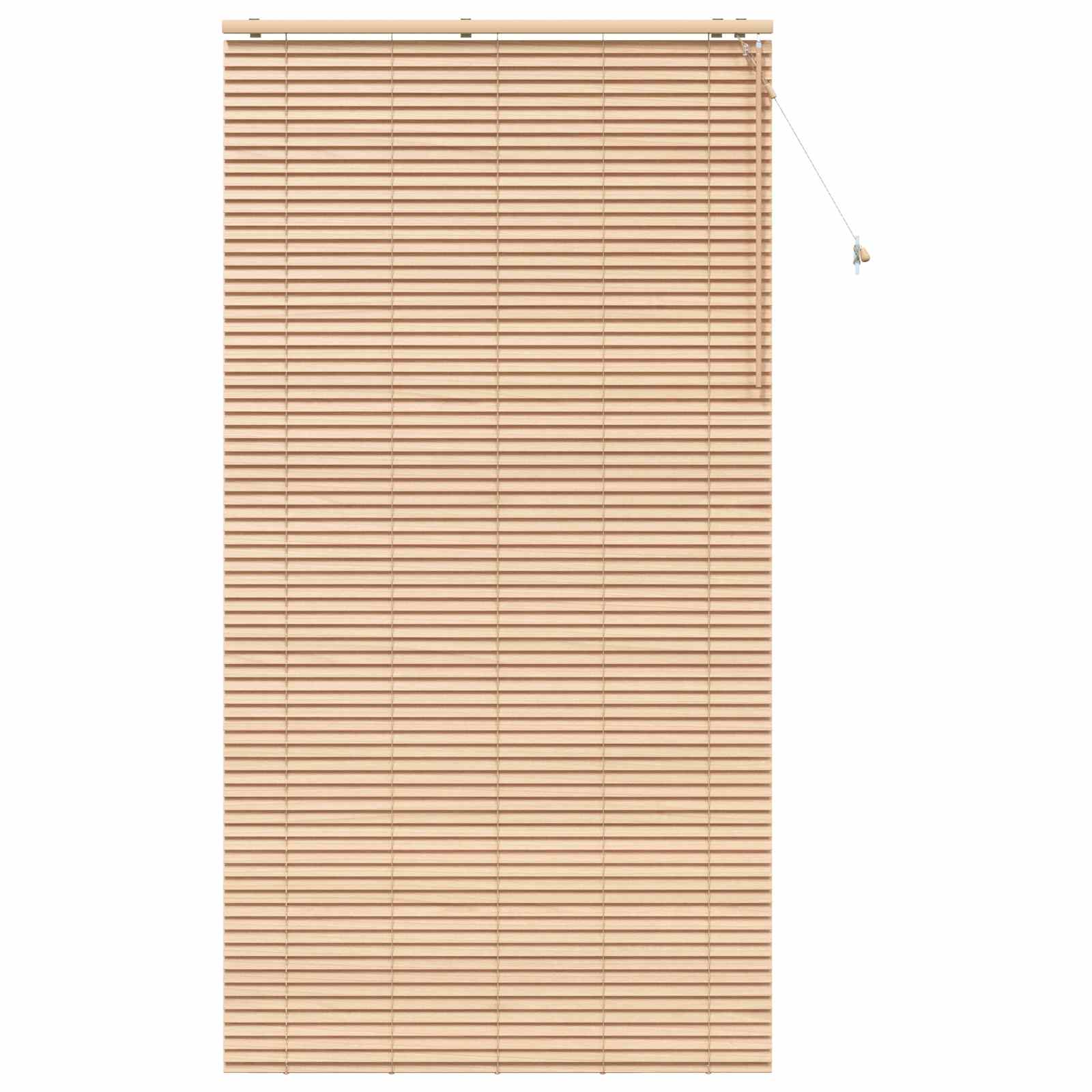 Jalousie Eichenoptik 135 x 250 cm 35 mm Massives Paulownia-Holz