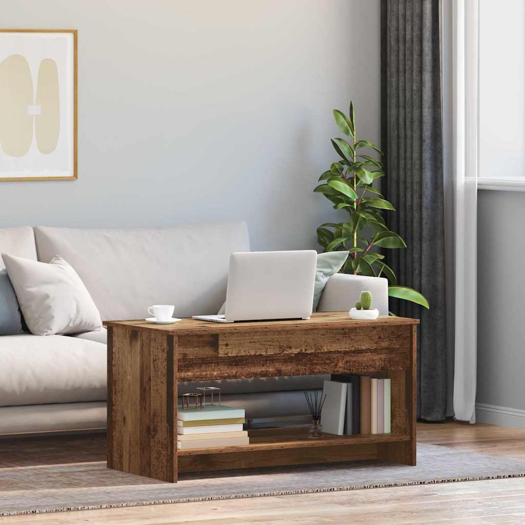 Couchtisch Altholz 80 x 50,5 x 41,5 cm Holzwerkstoff